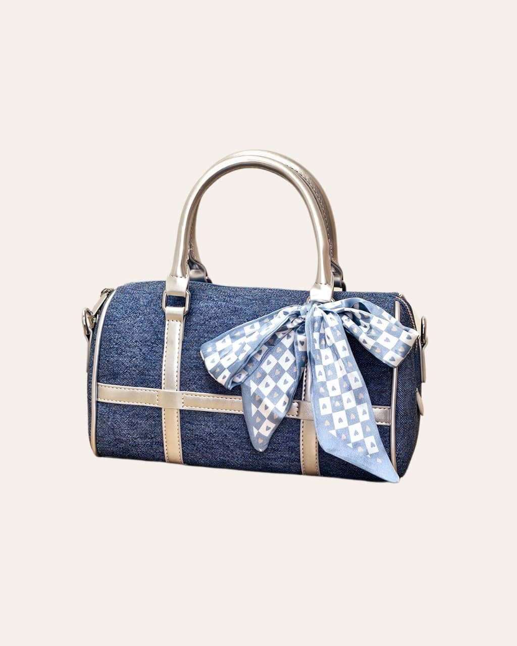 Bolso tejano pequeño, en color tejano oscuro, para primavera/verano en AnuSska Moda.